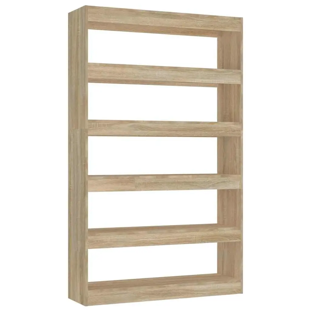 Book Cabinet Room Divider Shelving Unit Bookshelf Storage Organiser Brown Wooden 100W x 30D x 166H cm