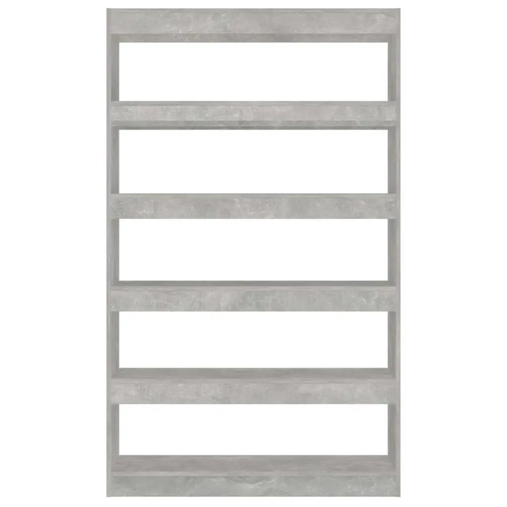 Grey Standing Book Cabinet and Room Divider