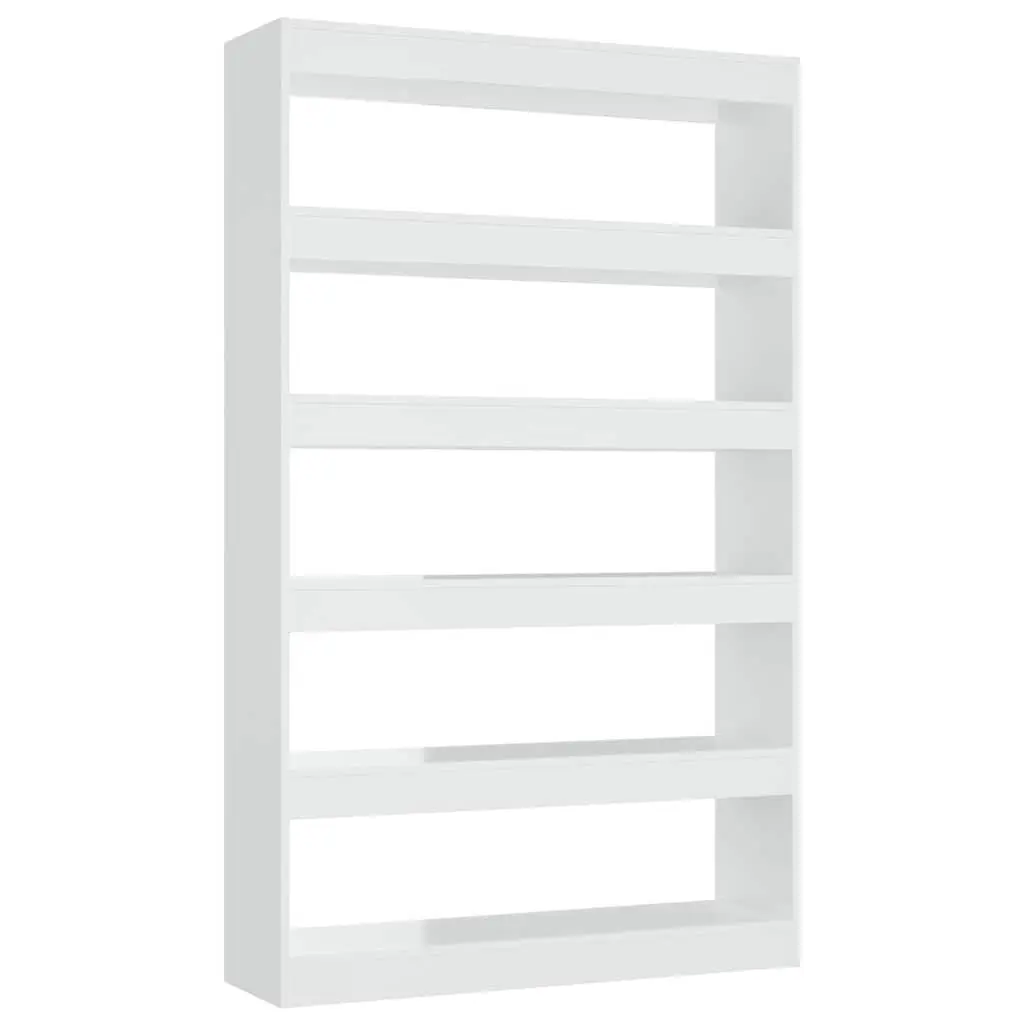 High Gloss White Wooden Book Cabinet for Room Division