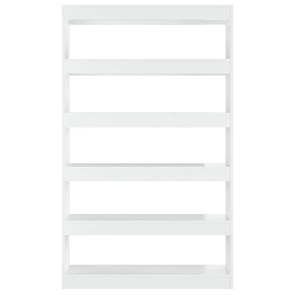 High Gloss White Wooden Book Cabinet for Room Division