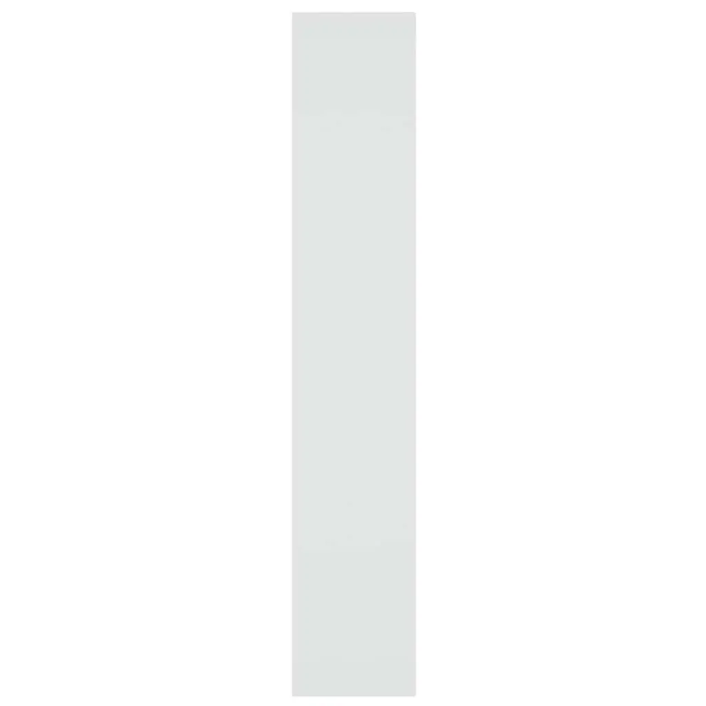 High Gloss White Wooden Book Cabinet for Room Division