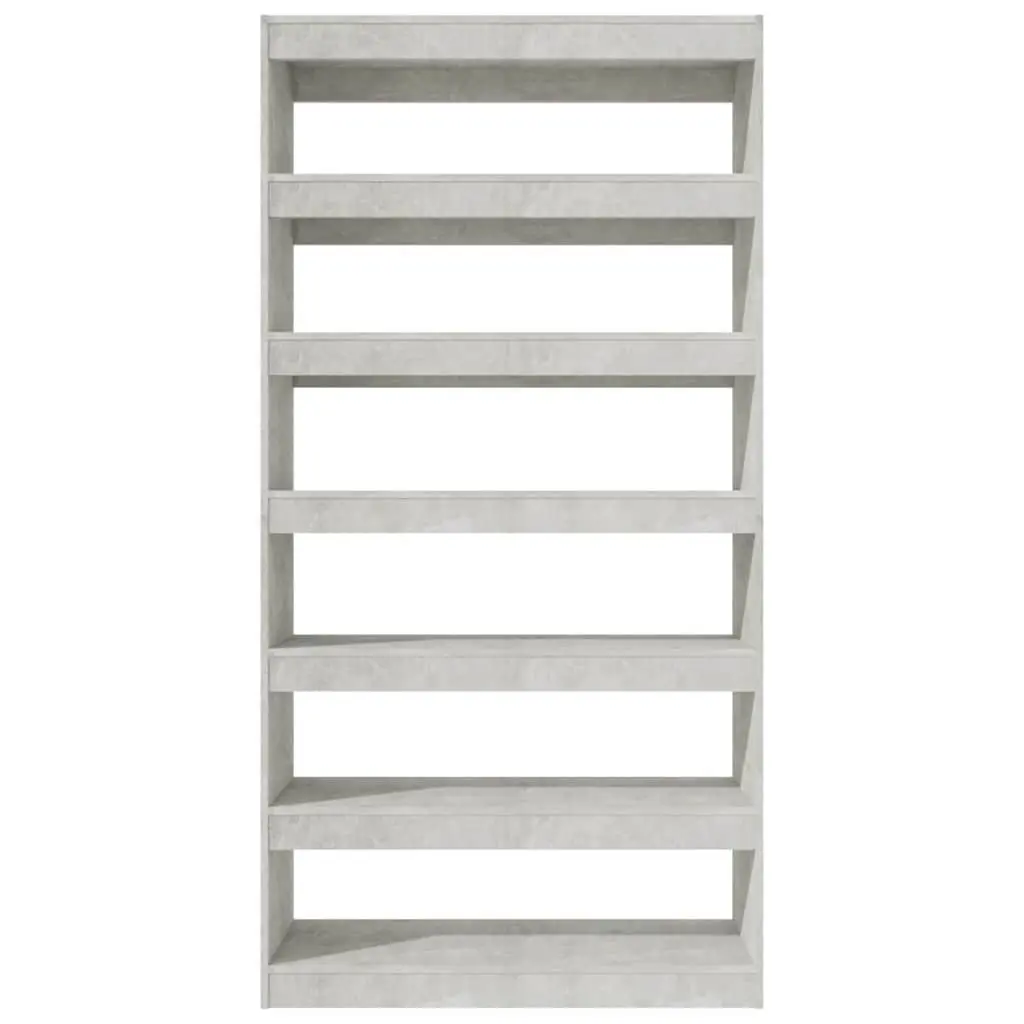 Grey Engineered Wood Book Cabinet Room Divider