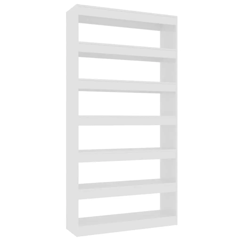 High Gloss White Book Cabinet and Room Divider