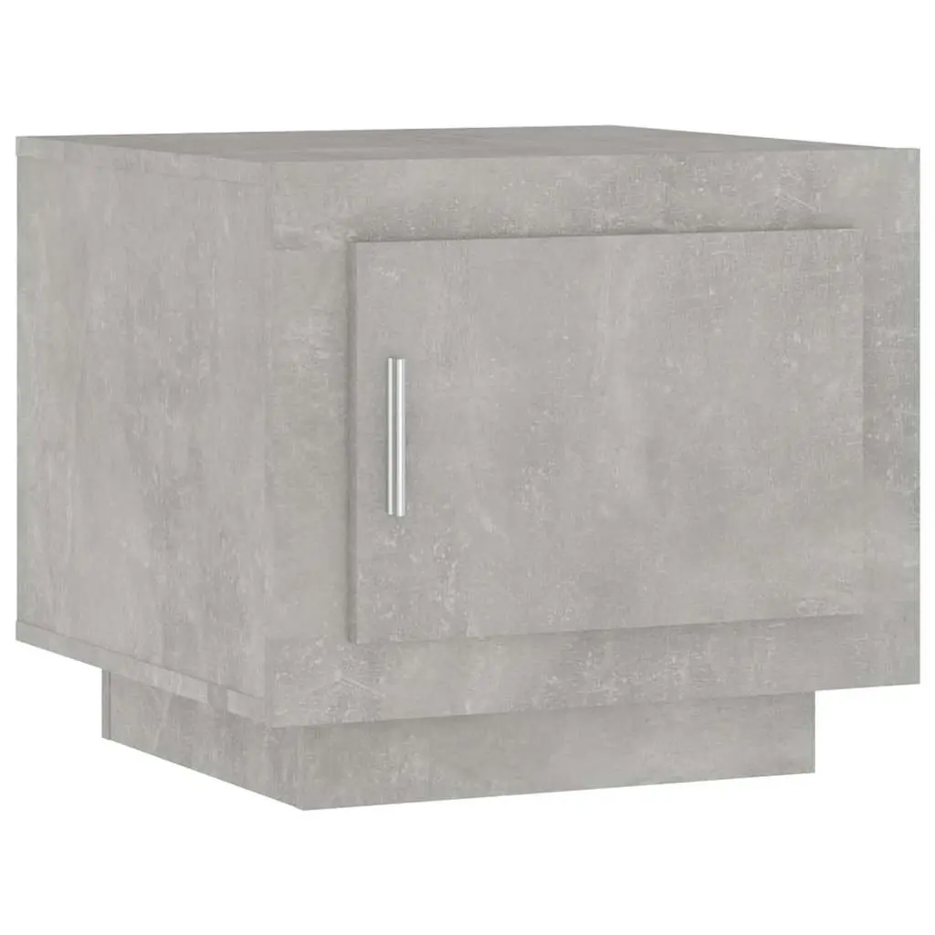 Coffee Table Grey 51x50x45 cm Engineered Wood Storage Door Accent Home Furniture