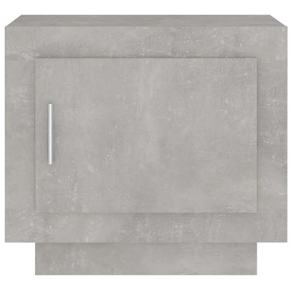 Coffee Table Grey 51x50x45 cm Engineered Wood Storage Door Accent Home Furniture