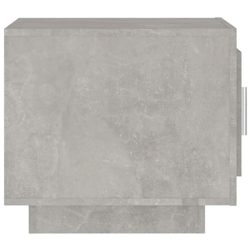 Coffee Table Grey 51x50x45 cm Engineered Wood Storage Door Accent Home Furniture
