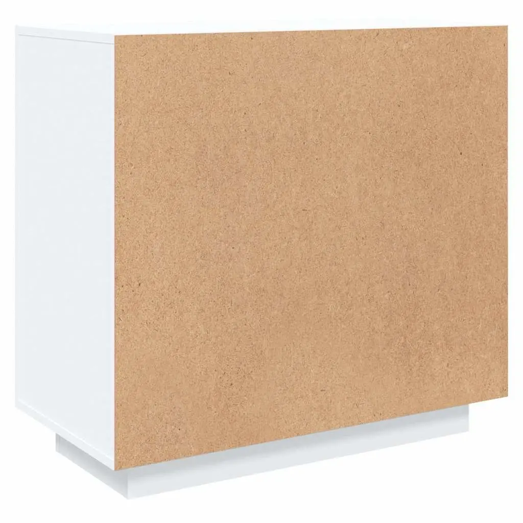 White Sideboard Storage Cabinet 80x40x75 cm