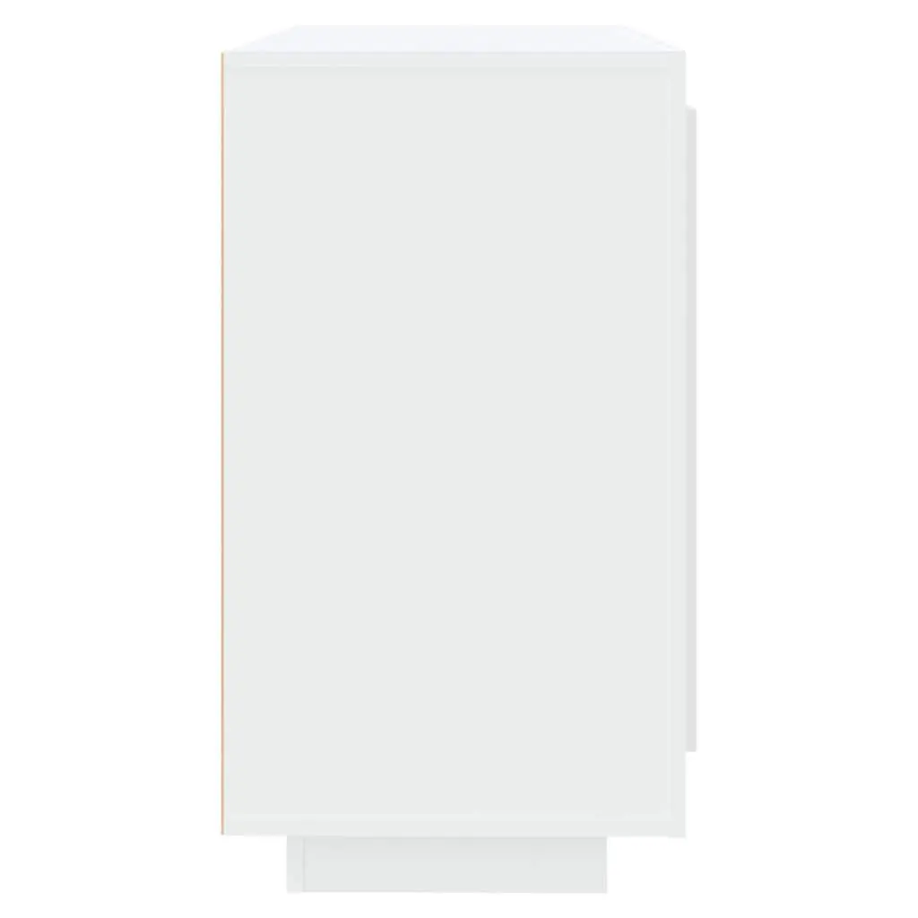 White Sideboard Storage Cabinet 80x40x75 cm