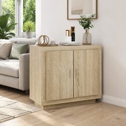 Sonoma Oak Sideboard 80x40x75 cm Storage Cabinet