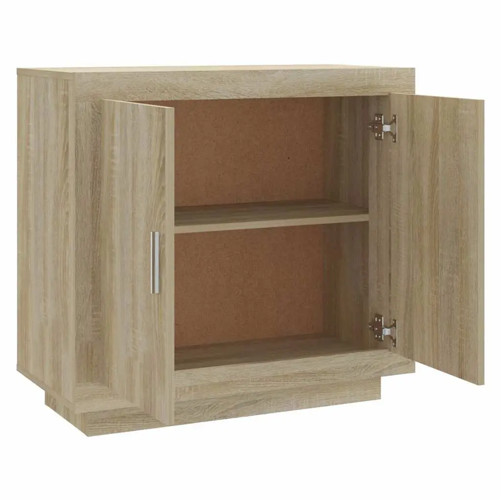 Sonoma Oak Sideboard 80x40x75 cm Storage Cabinet
