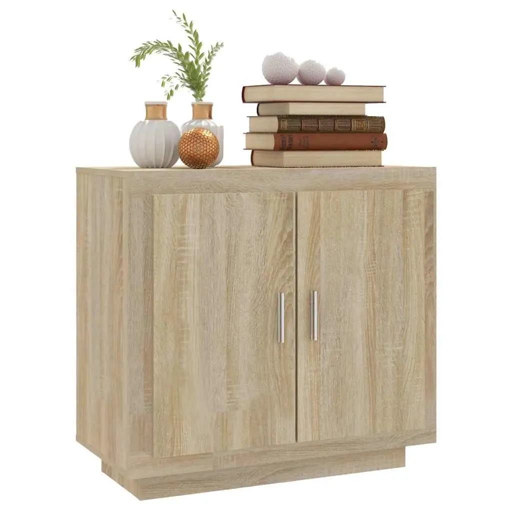Sonoma Oak Sideboard 80x40x75 cm Storage Cabinet