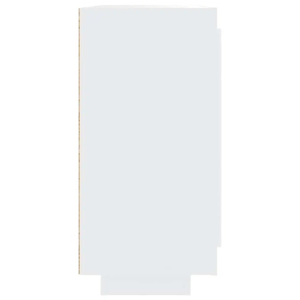 Sideboard White Storage Cabinet 92 x 35 x 75 cm Engineered Wood