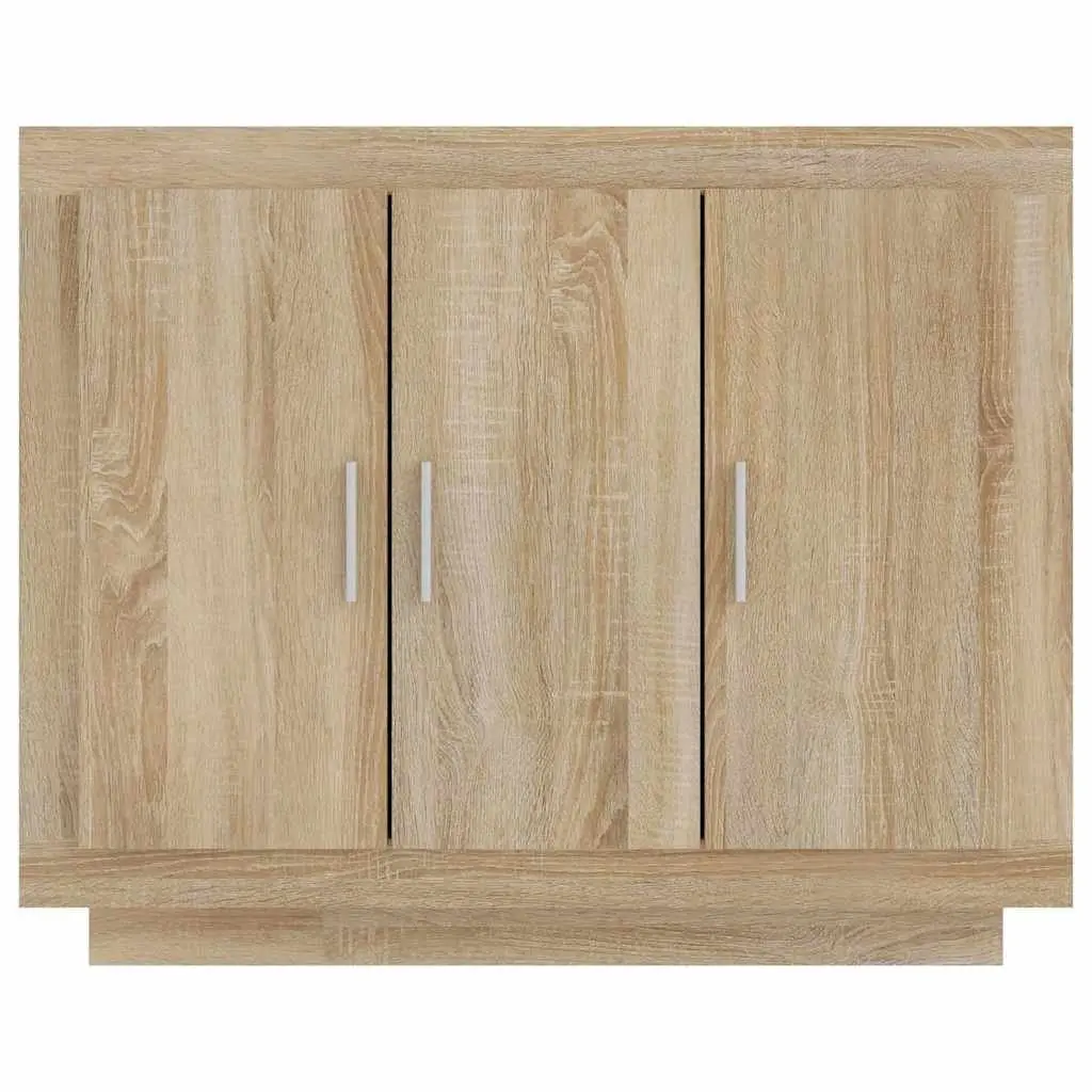 Sideboard Cabinet Brown 92x35x75 cm Engineered Wood Living Room Storage Furniture