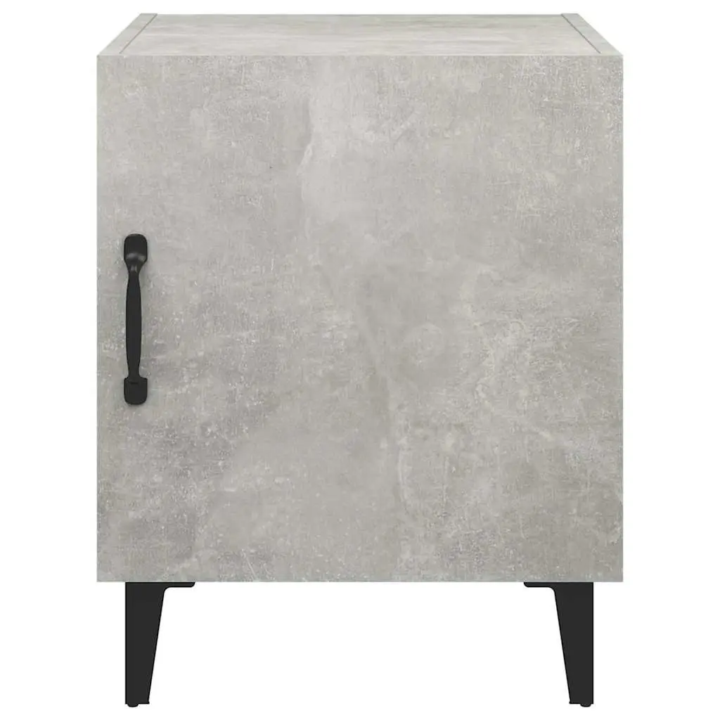 Grey Engineered Wood Nightstands Set