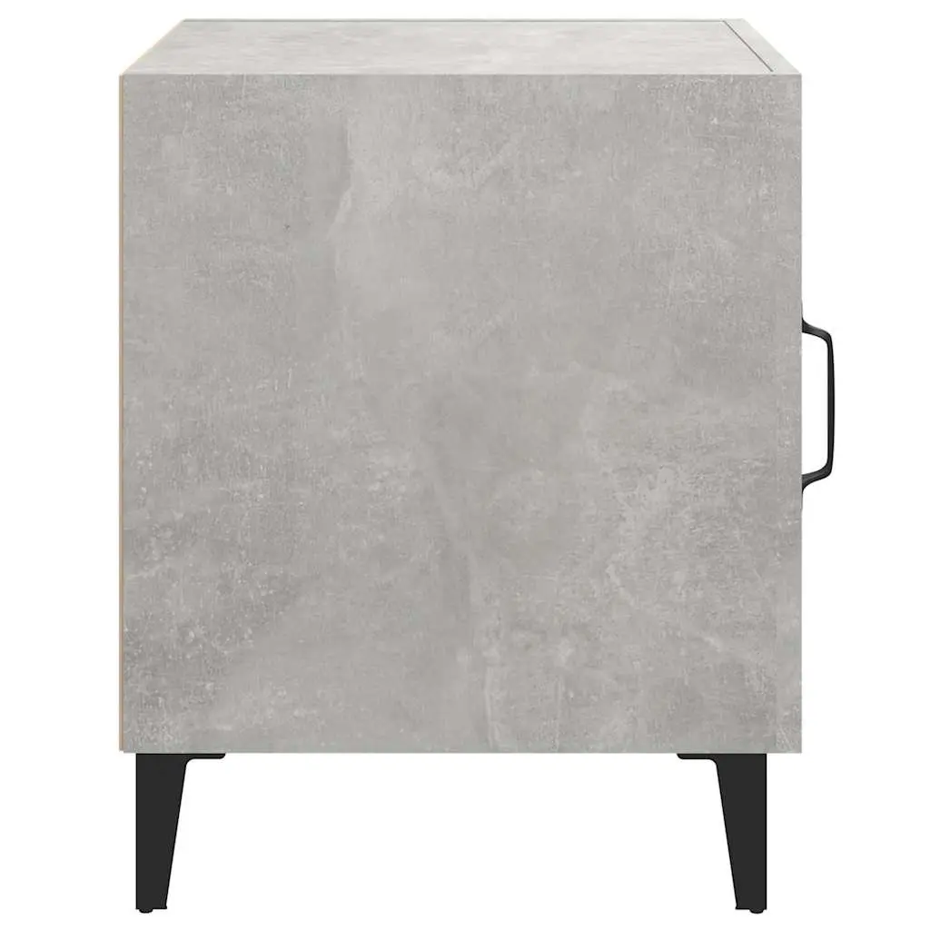 Grey Engineered Wood Nightstands Set