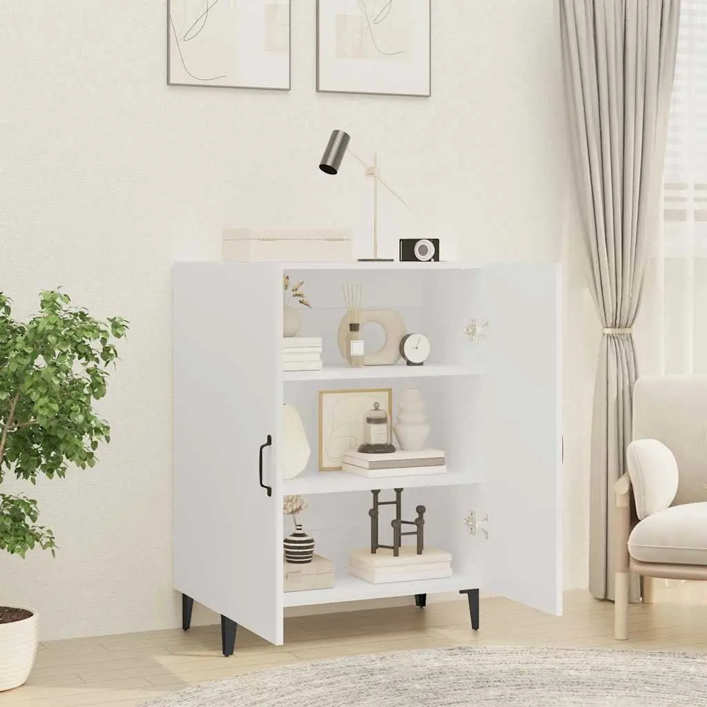 White Sideboard 70x34x90 cm for Storage