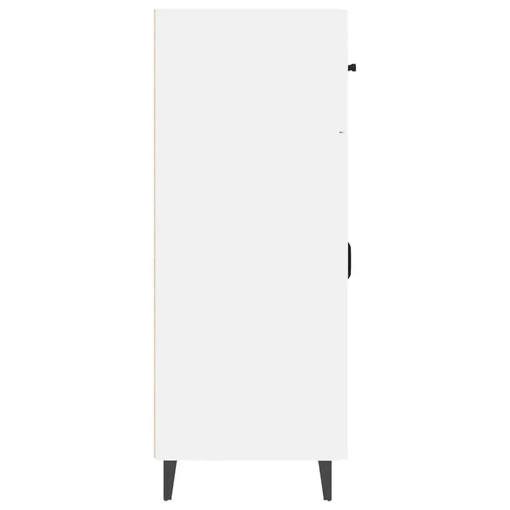 High Gloss White Sideboard with Storage 69.5x34x90cm