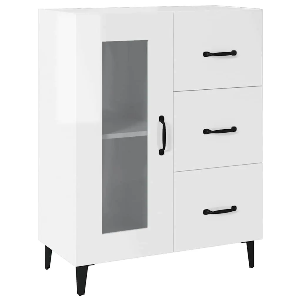 High Gloss White Sideboard for Storage