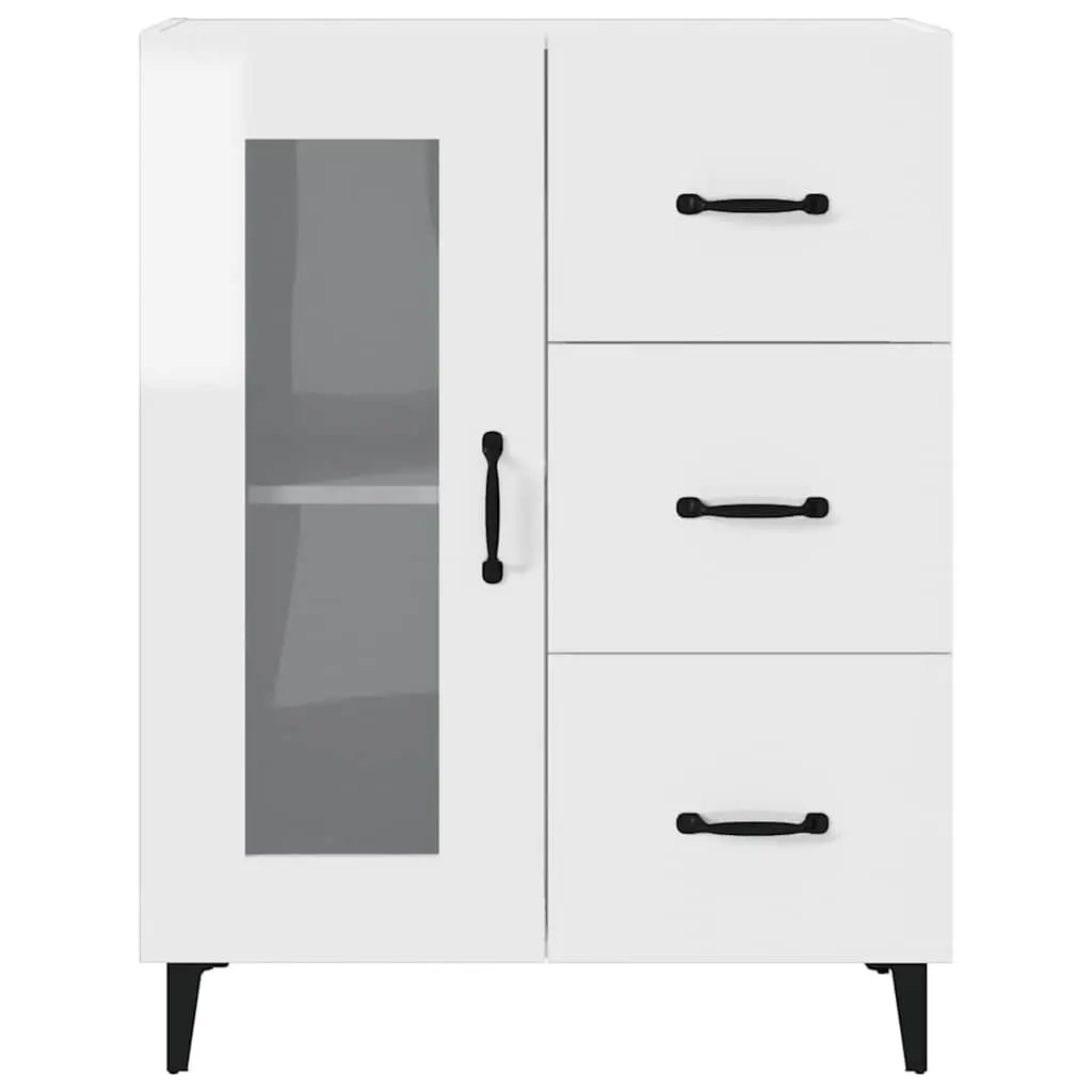 High Gloss White Sideboard for Storage