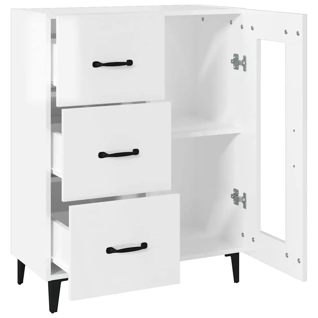 High Gloss White Sideboard for Storage