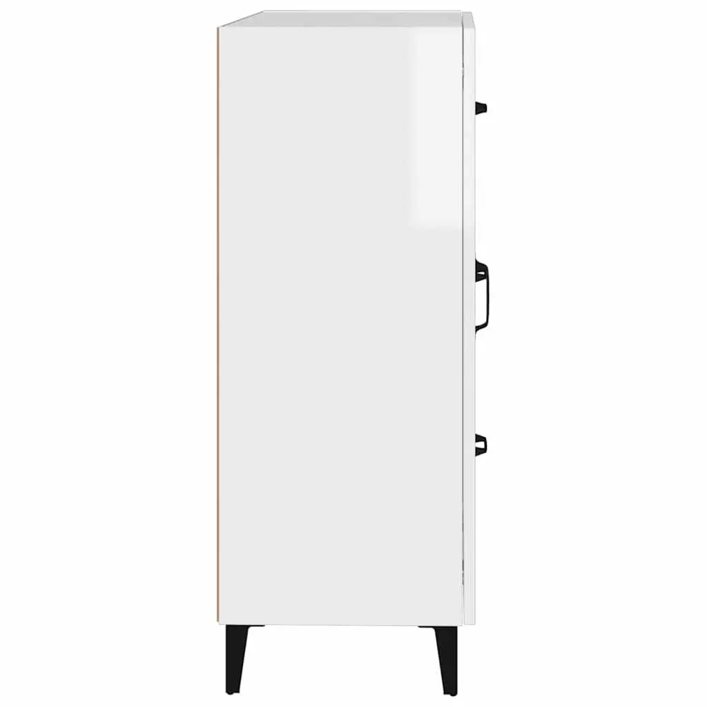 High Gloss White Sideboard for Storage