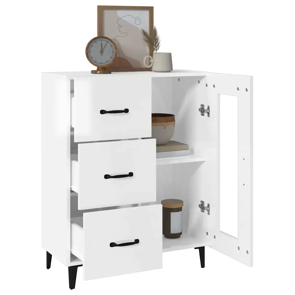 High Gloss White Sideboard for Storage