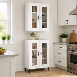 White Hanging Wall Cabinet for Stylish Storage