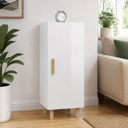 Elegant White High Gloss Sideboard Cabinet