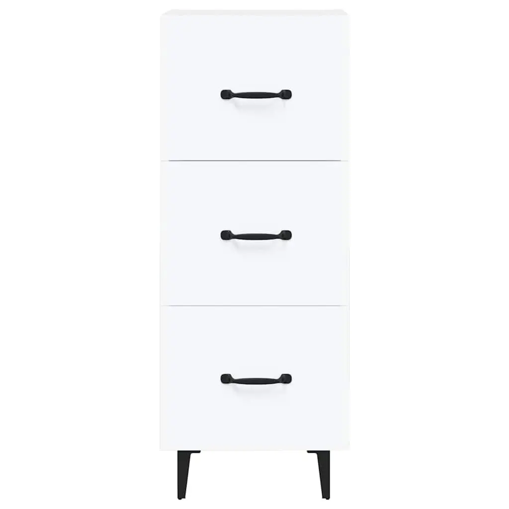 White Sideboard Storage Cabinet for Living Spaces