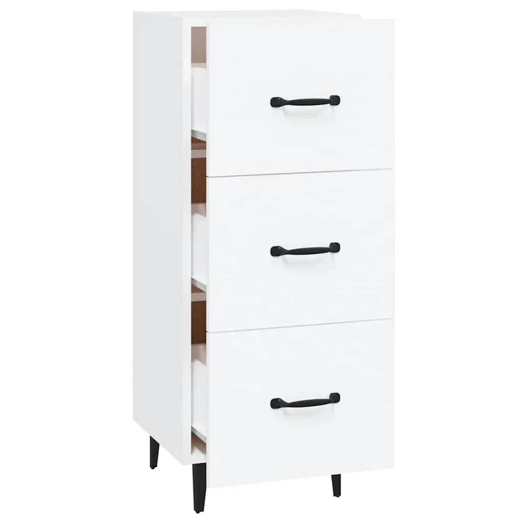 White Sideboard Storage Cabinet for Living Spaces