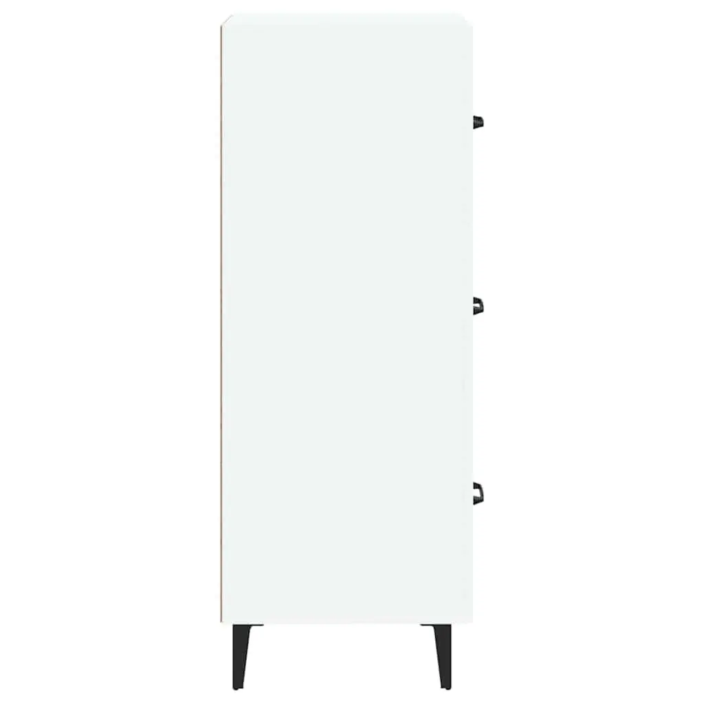 White Sideboard Storage Cabinet for Living Spaces