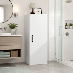 White Hanging Wall Cabinet for Enhanced Living Spaces