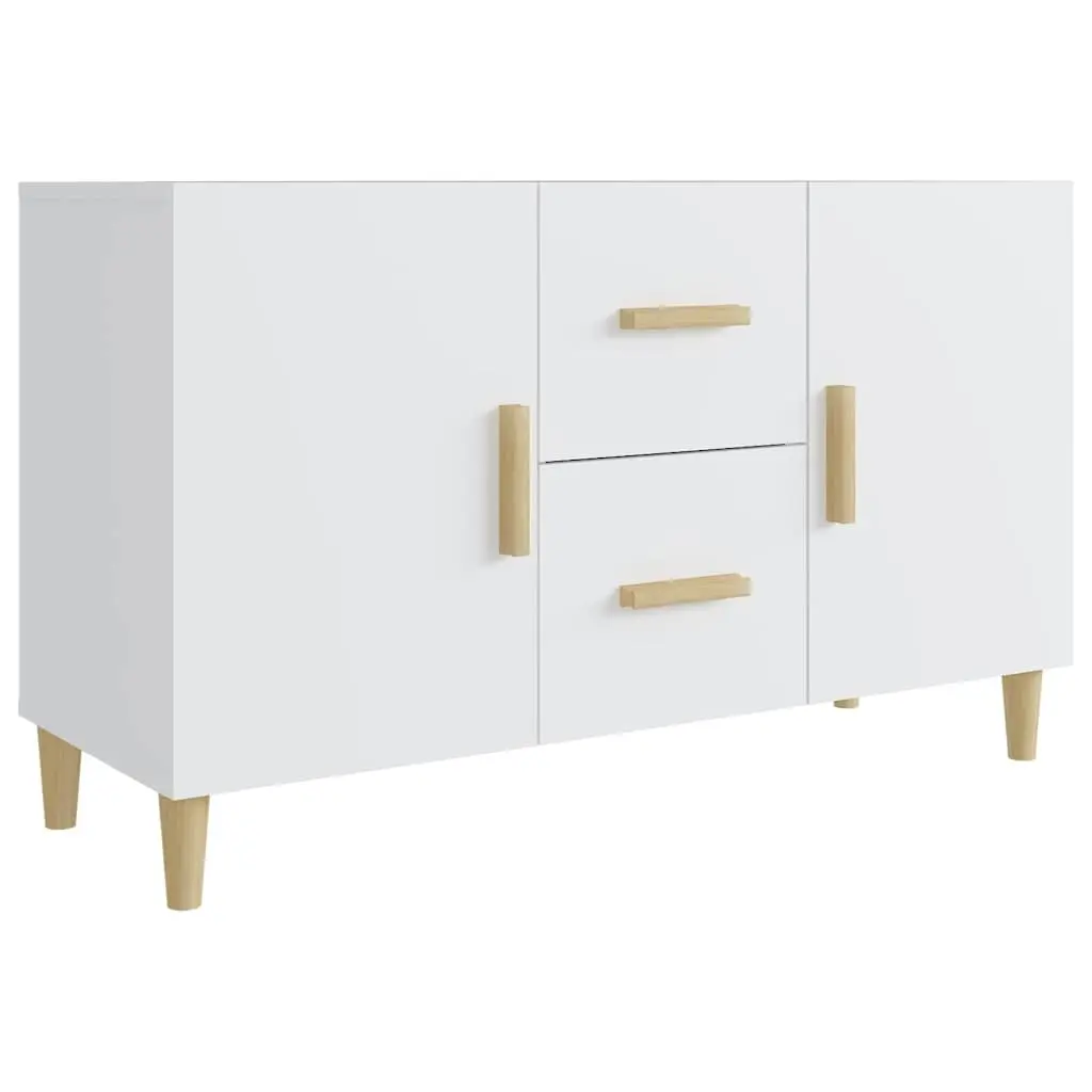 White Sideboard 100x36x60cm with Storage