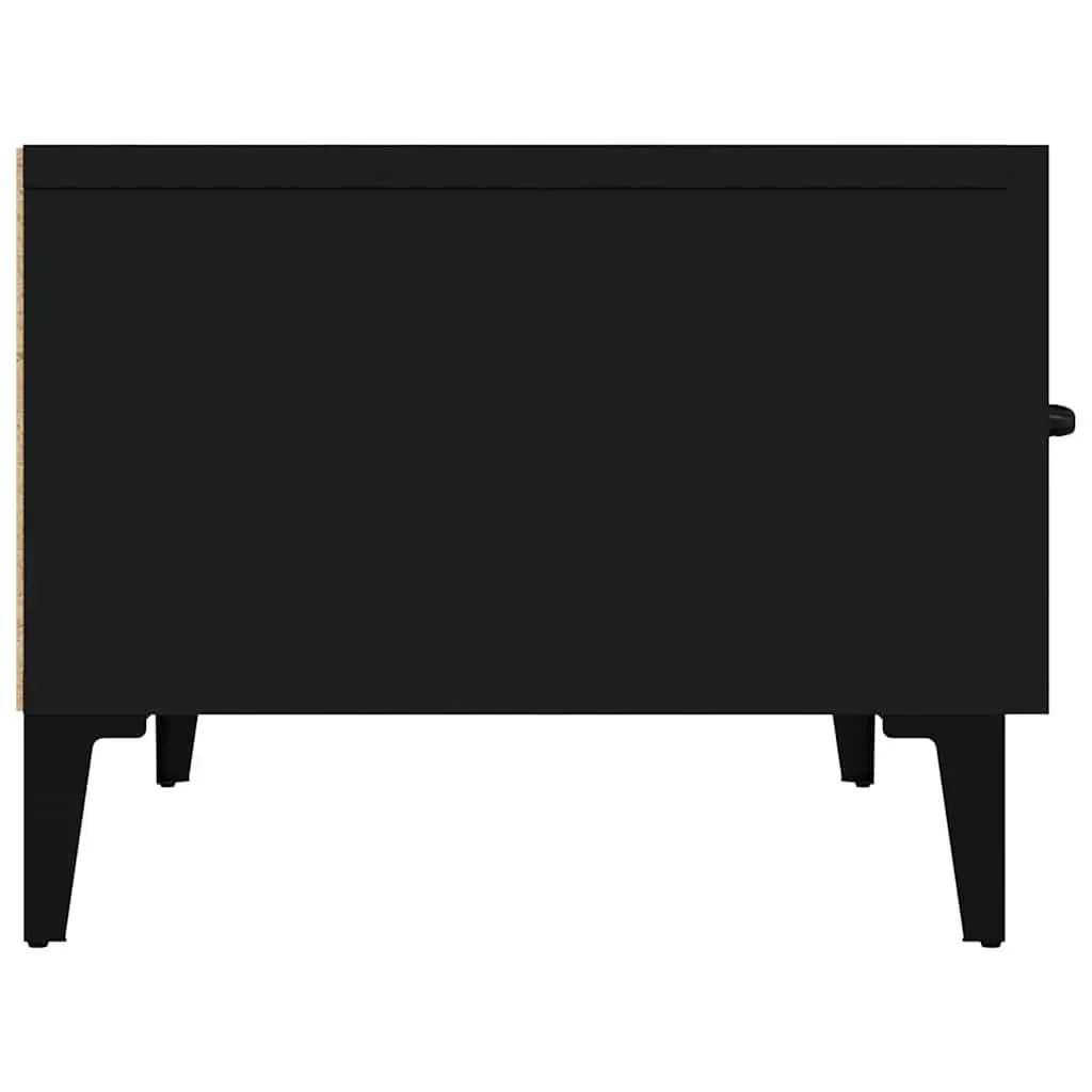 TV Cabinet Black Media Unit 150 x 30 cm Engineered Wood