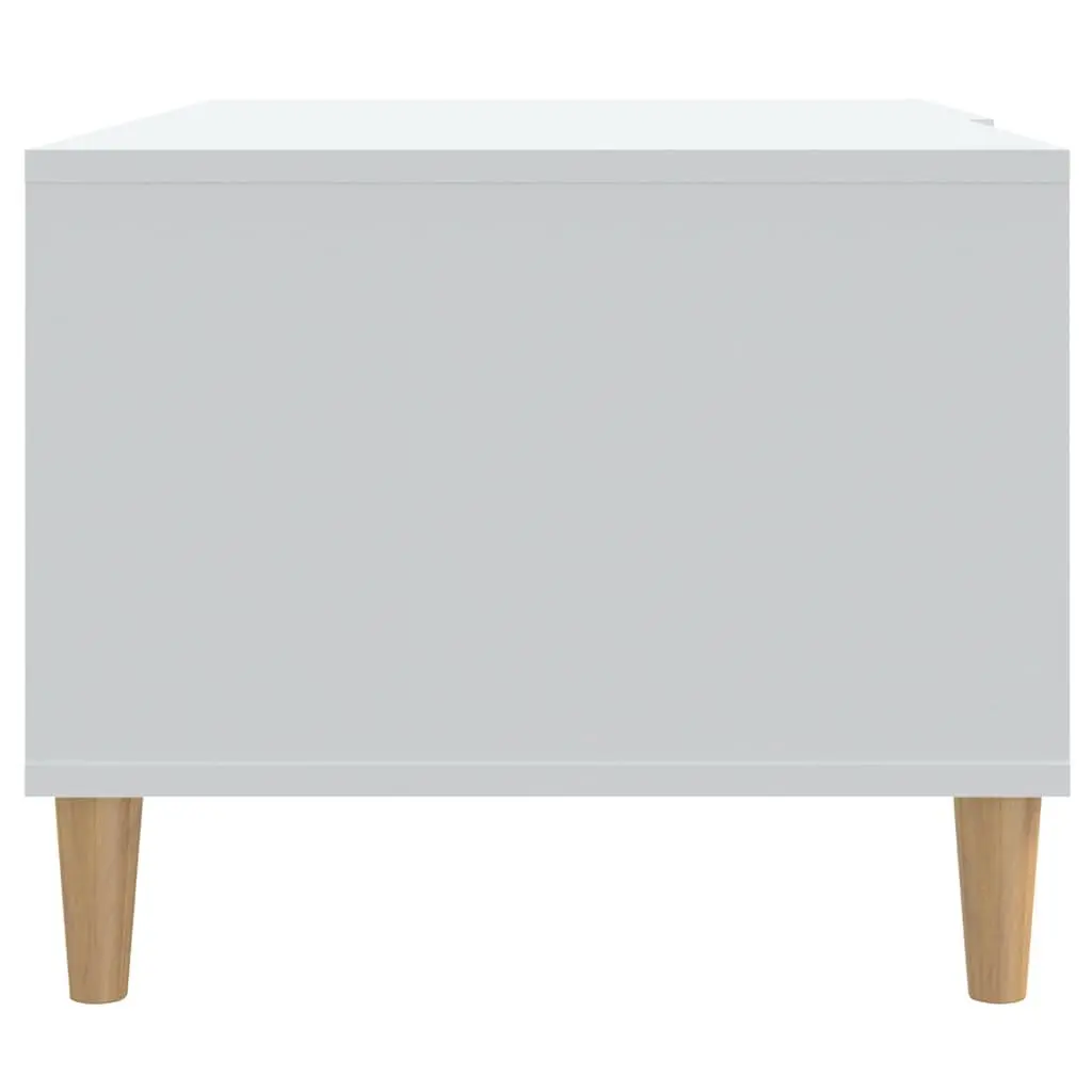 Coffee Table White 89.5x50x40cm Engineered Wood Living Room Side End Table