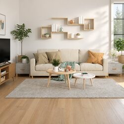 Set of 2 Grey Coffee Tables with Storage Drawers