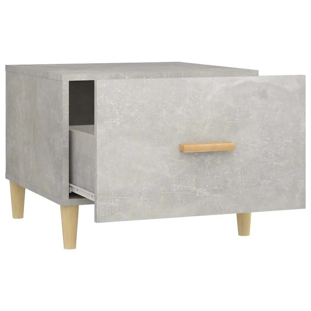 Set of 2 Grey Coffee Tables with Storage Drawers