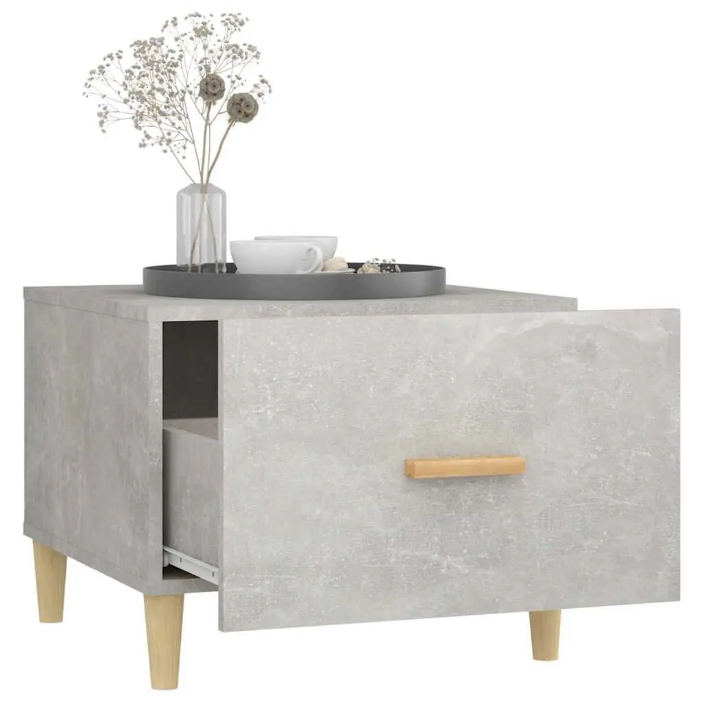 Set of 2 Grey Coffee Tables with Storage Drawers