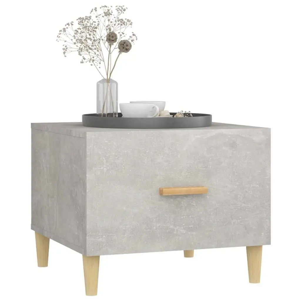 Set of 2 Grey Coffee Tables with Storage Drawers