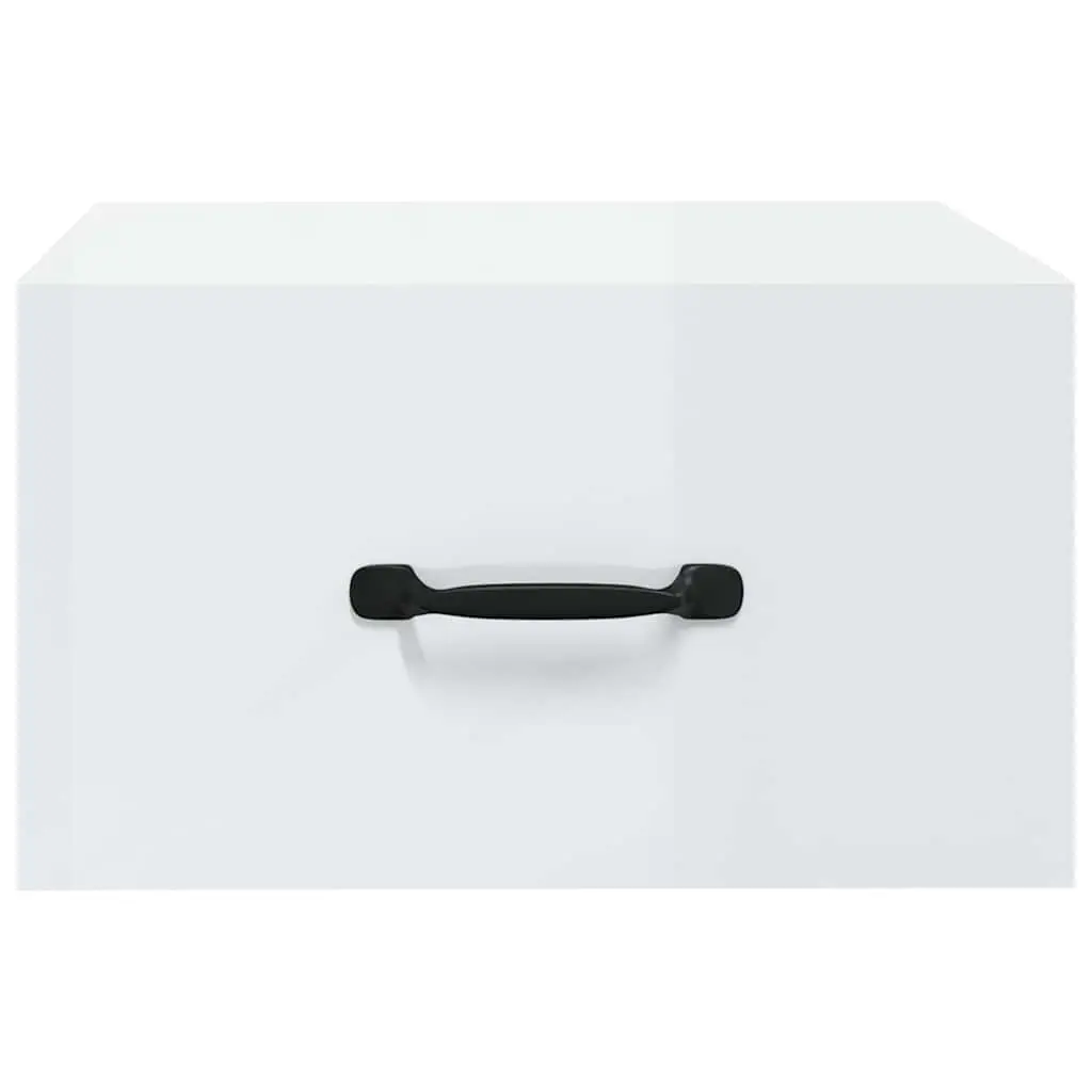 Wall-mounted Bedside Cabinets White Floating Night Stands 35 x 35 x 20 cm Engineered Wood