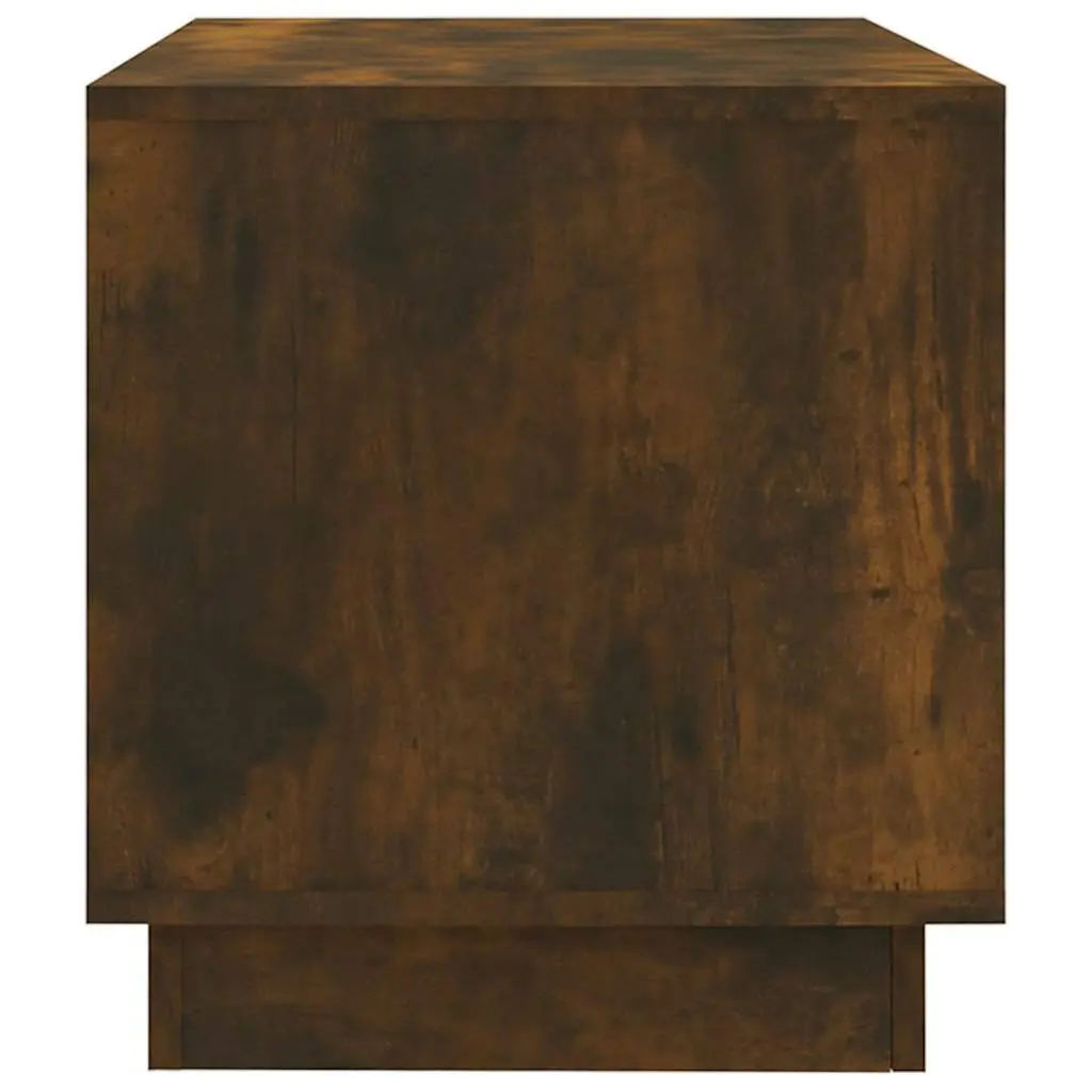 TV Cabinet Brown 102x41x44 cm Engineered Wood Living Room Storage Lowboard Drawers Open Compartment