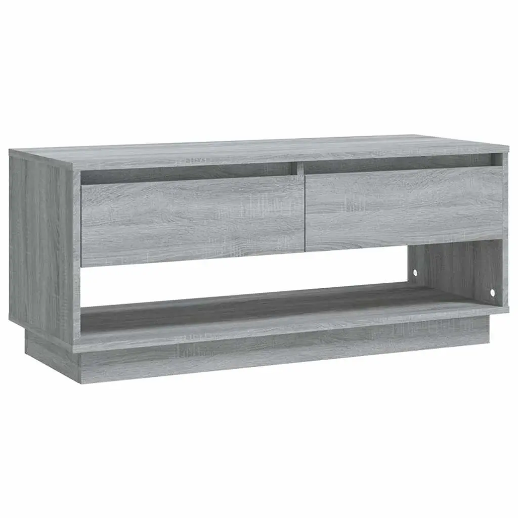 Grey Sonoma Engineered Wood TV Cabinet
