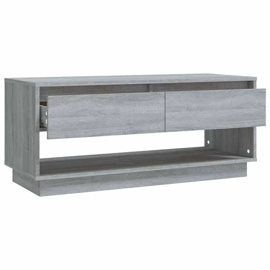 Grey Sonoma Engineered Wood TV Cabinet