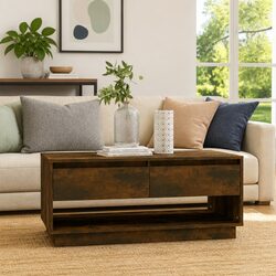 Stylish Coffee Table with Storage Drawers for Living Rooms
