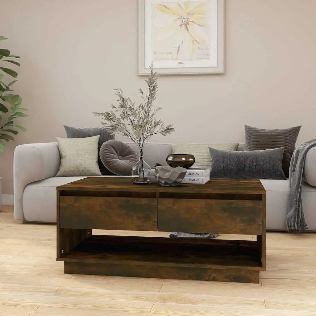 Coffee Table with Storage Drawers for Living Rooms