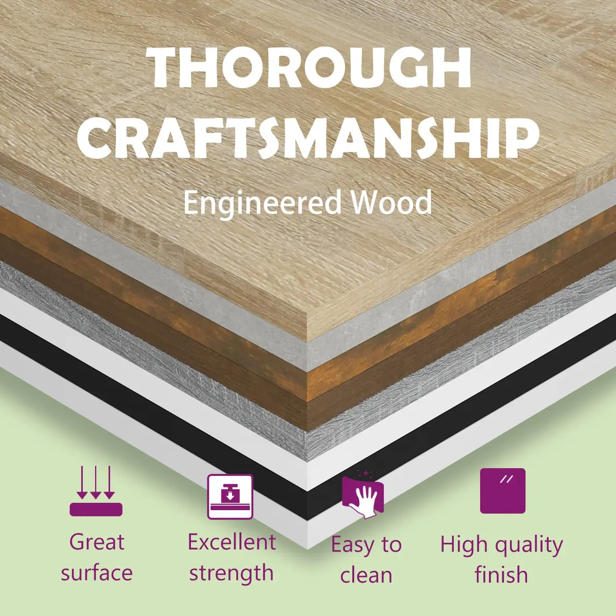 Coffee Table with Storage Drawers for Living Rooms