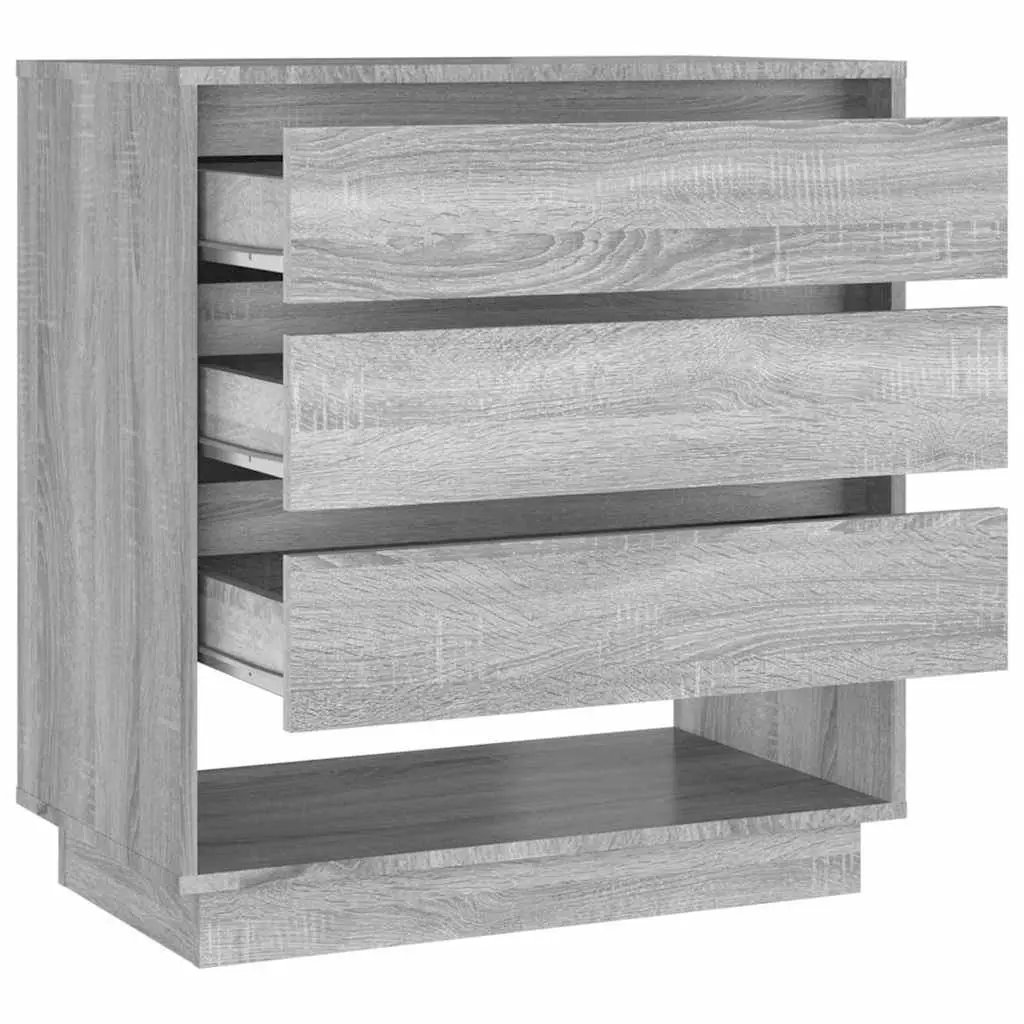 Sideboard Grey Sonoma Storage Cabinet 70 x 41 x 75 cm Engineered Wood