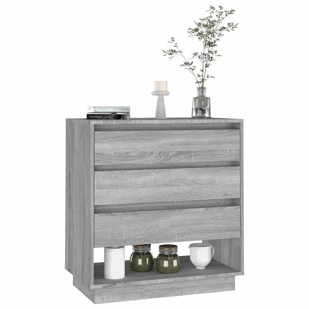 Sideboard Grey Sonoma Storage Cabinet 70 x 41 x 75 cm Engineered Wood