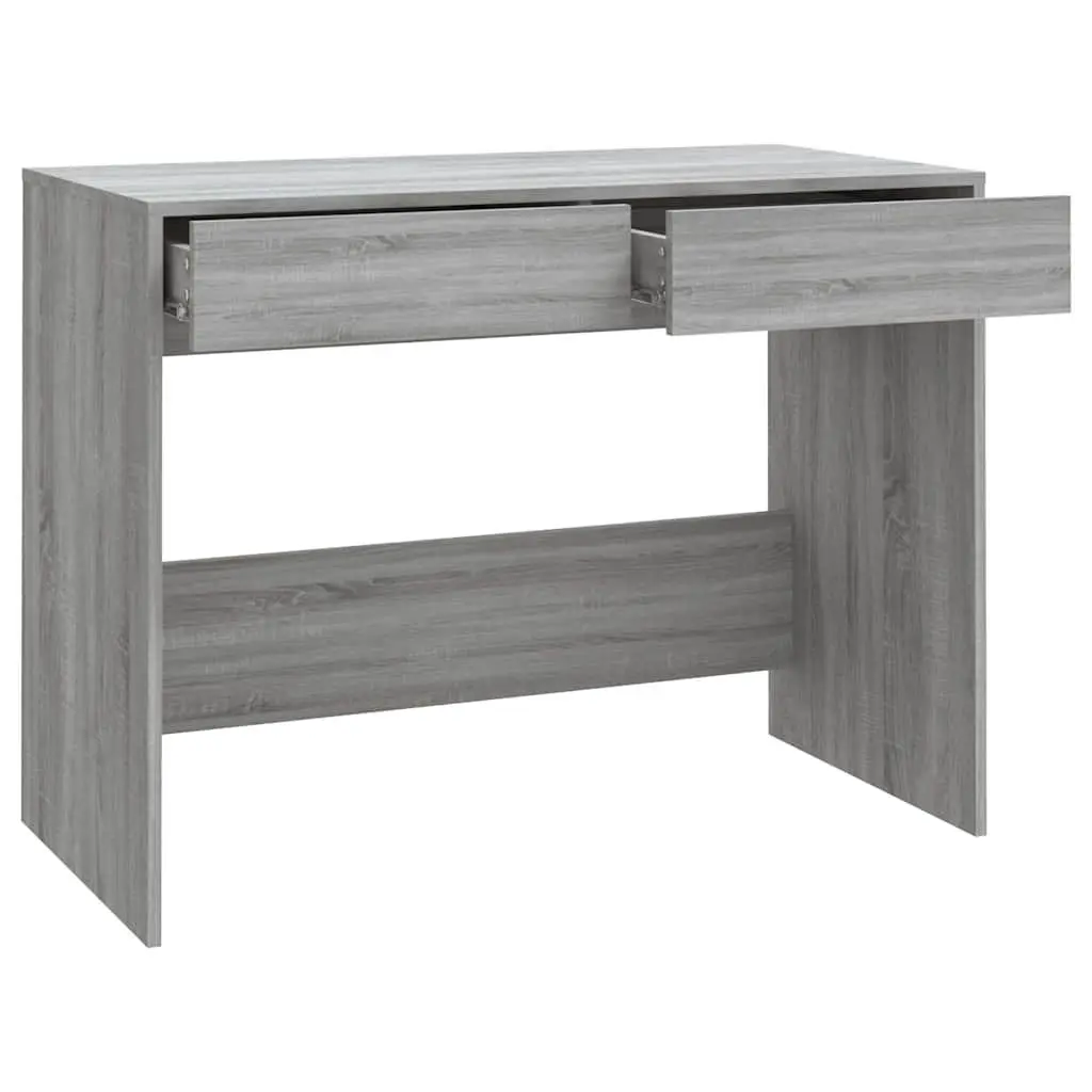 Grey Sonoma Office Desk with 2 Drawers for Storage