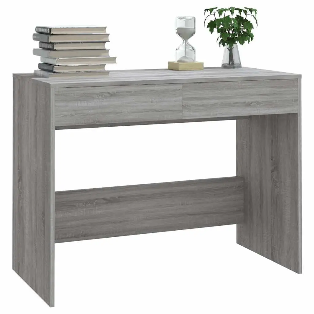 Grey Sonoma Office Desk with 2 Drawers for Storage